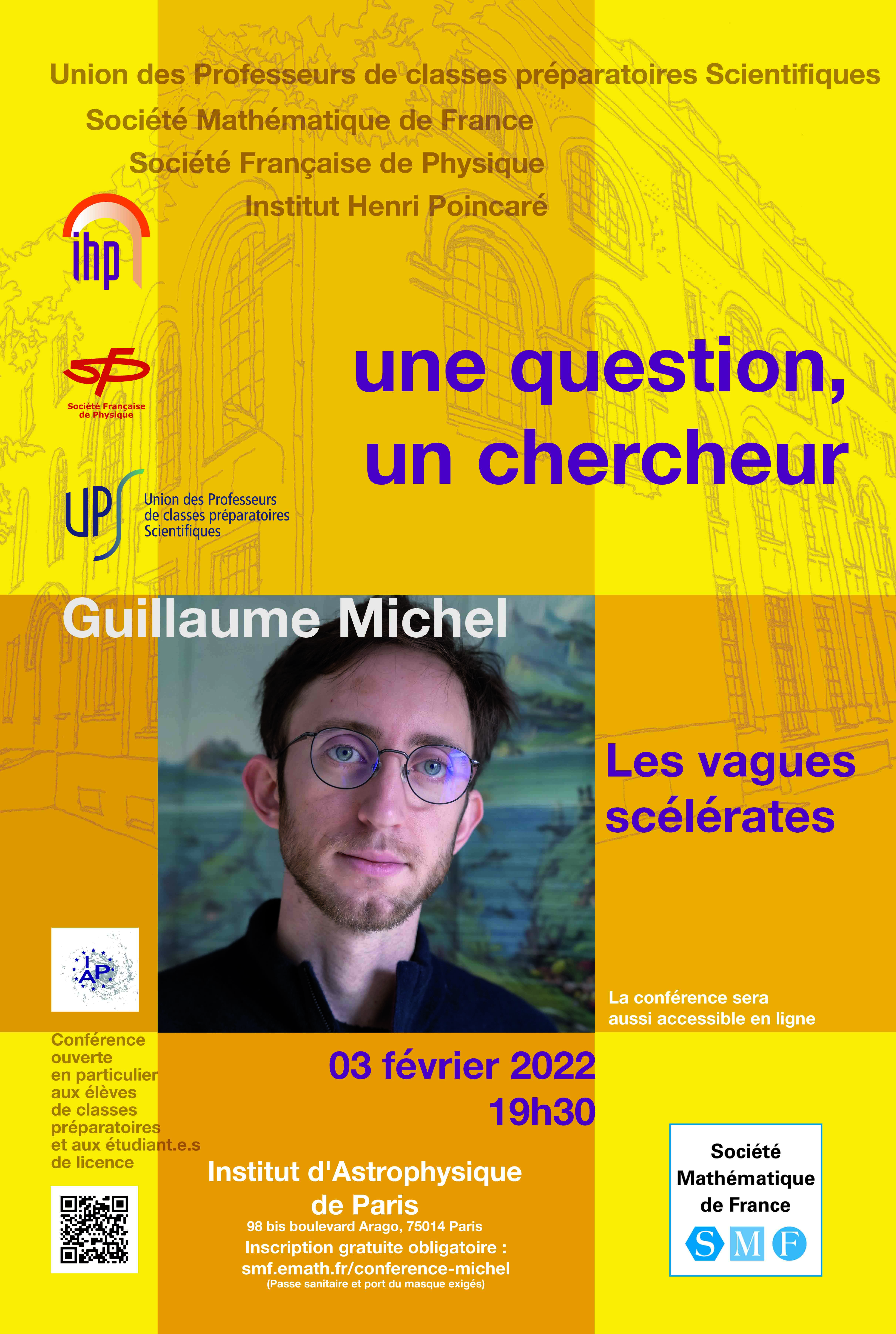 Affiche conférence G. Michel