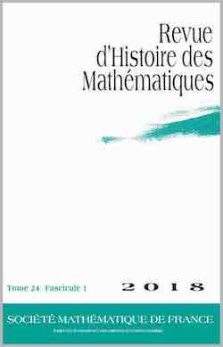 Revue d'histoire des mathématiques