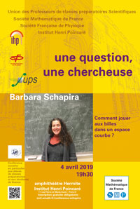 Affiche conférence B. Schapira