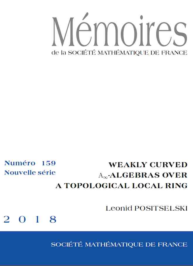 Weakly curved ${A}_\infty$-algebras over a topological local
ring