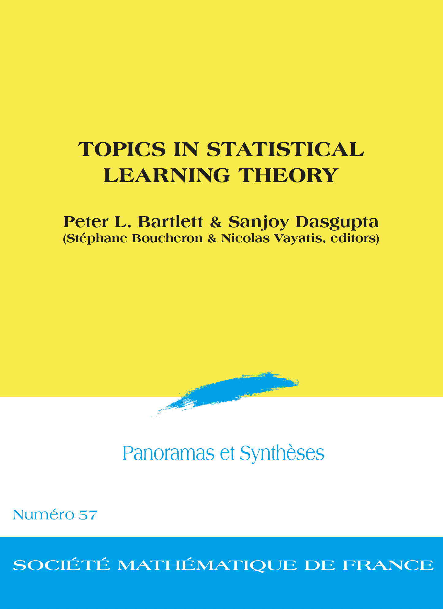 Topics in statistical learning theory