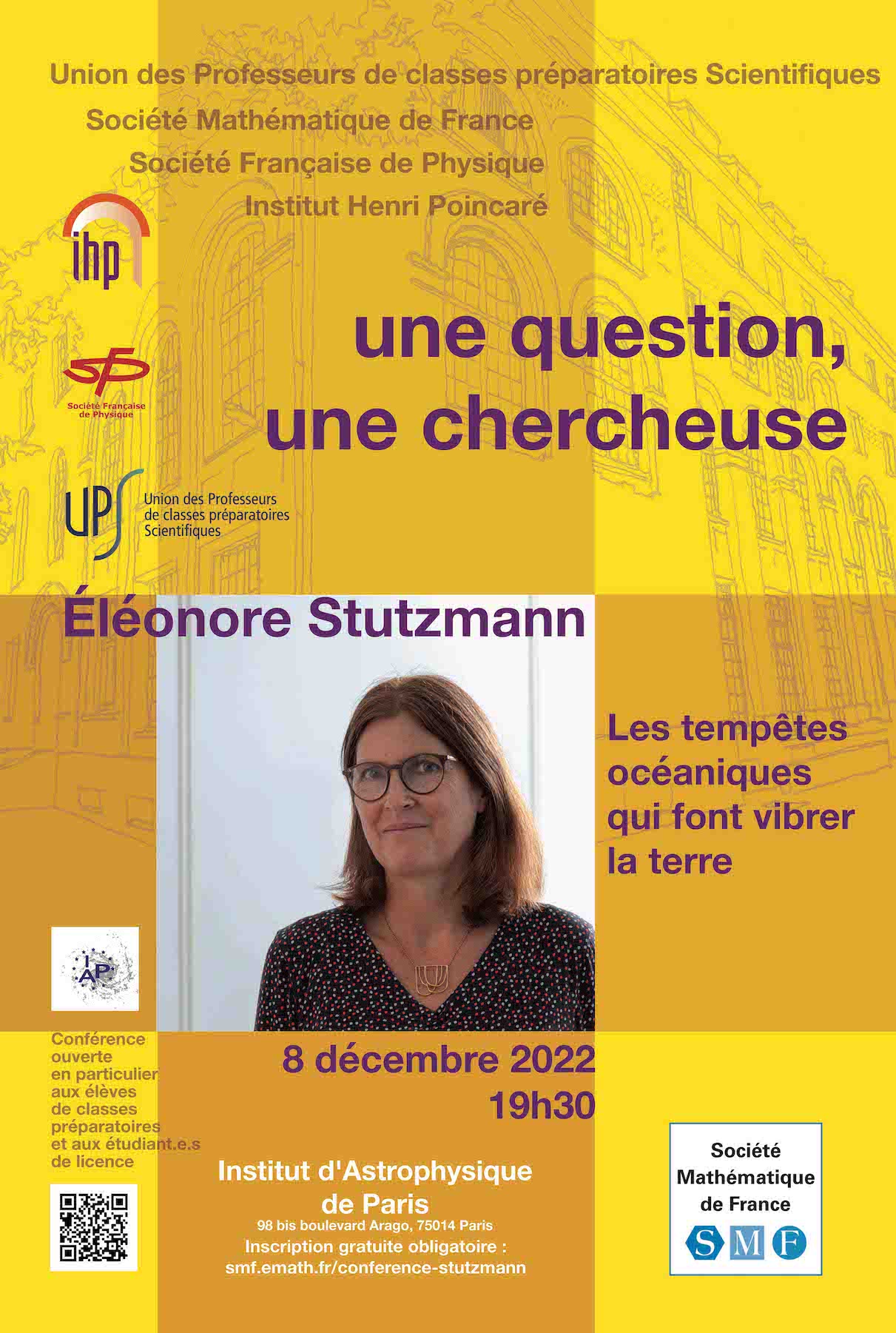 Affiche conférence E. Stutzmann