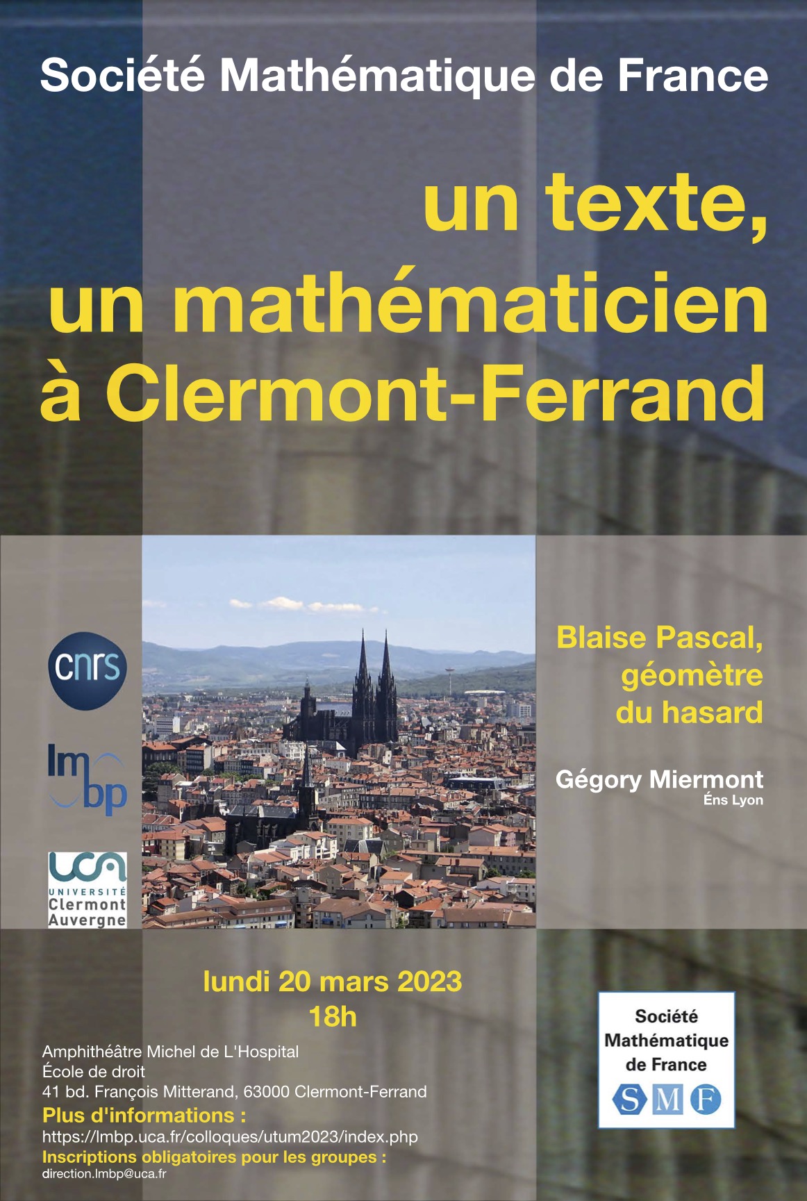 Affiche Clermont 2023