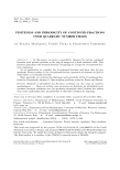 Finiteness and periodicity of continued fractions over quadratic number fields