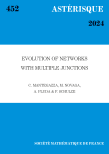 Evolution of networks with multiple junctions