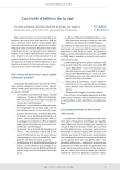 L'activité d'édition de la SMF