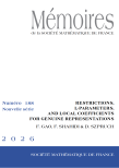 Restrictions, L-parameters,and local coefficients for genuine representations