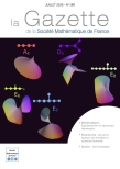 La Gazette de la Société Mathématique de France 189 (juillet 2026)