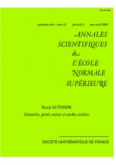 Géométrie, points entiers et courbes entières