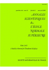 Un théorème de dualité pour les displays de Dieudonné