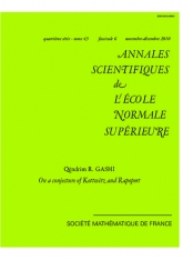 Une conjecture de Kottwitz et Rapoport