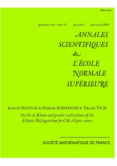 Sur les réalisations de de Rham et $p$-adiques du polylogarithme elliptique des courbes ellliptiques à multiplication complexe