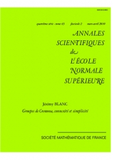 Groupes de Cremona, connexité et simplicité