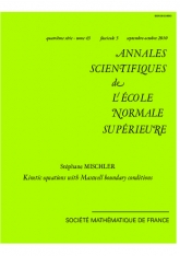 Équations cinétiques avec conditions aux limites de Maxwell