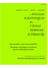 Monodromie et iﬁcation topologique des germes de feuilletages holomorphes