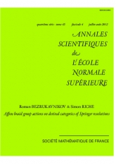 Actions du groupe de tresses aﬃne sur les catégories dérivées des résolutions de Springer