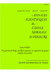 Les conjectures de Hodge et de Bloch généralisées sont équivalentes pour les intersections complètes générales