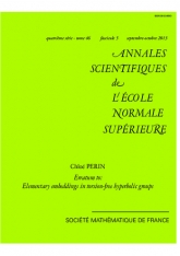 Erratum à : Plongements élémentaires dans des groupes hyperboliques sans torsion