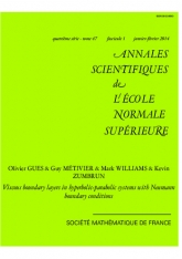 Couches limites visqueuses pour des systèmes hyperboliques-paraboliques avec condition aux limites de Neumann