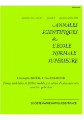 Formes modulaires de Hilbert modulo $p$ et valeurs d'extensions entre caractères galoisiens