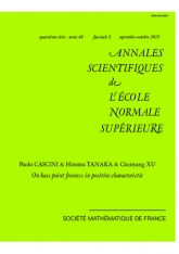 Sur la vacuité du lieu-base en caractéristique positive