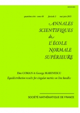 Résultats d'équidistribution pour métriques singulières sur des ﬁbrés en droites