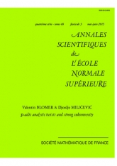 Twists $p$-adiques analytiques et sous-convexité forte