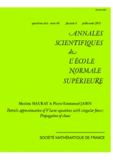 Approximation particulaire des équations de Vlasov avec noyaux de force singuliers : la propagation du chaos