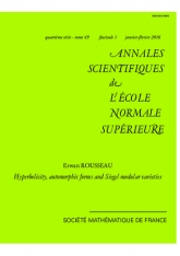 Hyperbolicité, formes automorphes et variétés de Siegel modulaires