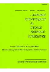 Fonctions zêta dynamiques pour les ﬂots d'Anosov en utilisant l'analyse microlocale