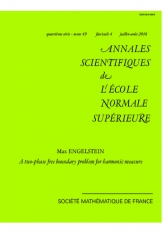 Un problème dans la frontière libre avec deux phases pour la mesure harmonique