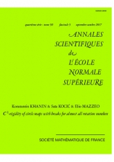 La rigidité diﬀérentiable d'applications du cercle avec un point de singularité de type rupture pour presque tous les nombres de rotation