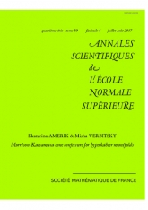 Conjecture de Morrison-Kawamata pour les variétés hyperkählériennes