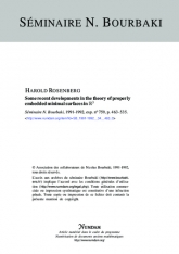 Exposé Bourbaki 759 : Some recent developments in the theory of properly embedded minimal surfaces in $\mathbf {R}^3$
