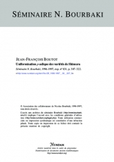 Exposé Bourbaki 831 : Uniformisation $p$-adique des variétés de Shimura