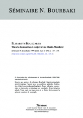 Exposé Bourbaki 870 : Théorie des modèles et conjecture de Manin-Mumford