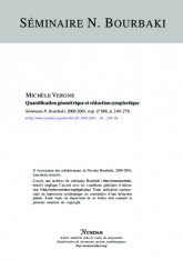 Exposé Bourbaki 888 : Quantiﬁcation géométrique et réduction symplectique