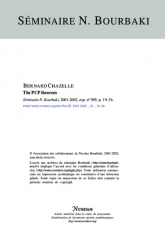 Exposé Bourbaki 895 : Le théorème PCP et ses conséquences en théorie de l'optimisation