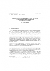 Exposé Bourbaki 942 : Correspondances de Hecke, action de Galois et la conjecture d'André–Oort