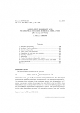 Exposé Bourbaki 962 : Invariants par modulation et opérateurs intégraux singuliers multilinéaires