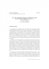 Exposé Bourbaki 963 : Sur les représentations de dimension ﬁnie de la super algèbre de Lie $\mathfrak {gl}(m,n)$