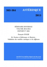 Exposé Bourbaki 1083 : De Newton à Boltzmann et Einstein : Validation des modèles cinétiques et de diffusion