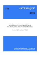 Opérateur de transfert préquantique pour un difféomorphisme symplectique Anosov
