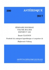 Exposé Bourbaki 1105 : Positivité du cotangent logarithmique et conjecture de Shafarevich-Viehweg