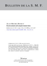 Eta invariants and complex immersions