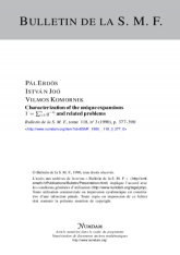 Characterization of the unique expansions $1=\sum ^\infty _{i=1}q^{-n_i}$ and related problems