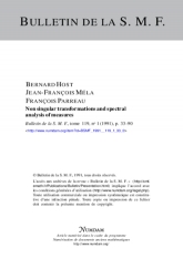 Non singular transformations and spectral analysis of measures