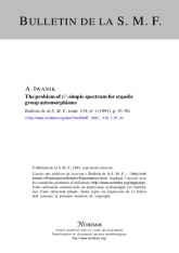 The problem of $L^p$-simple spectrum for ergodic group automorphisms