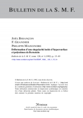 Déformation d'une singularité isolée d'hypersurface et polynômes de Bernstein