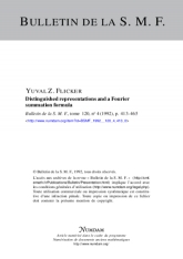 Distinguished representations and a Fourier summation formula